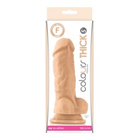 Dildo Gordo Colours Pleasures - Blanco