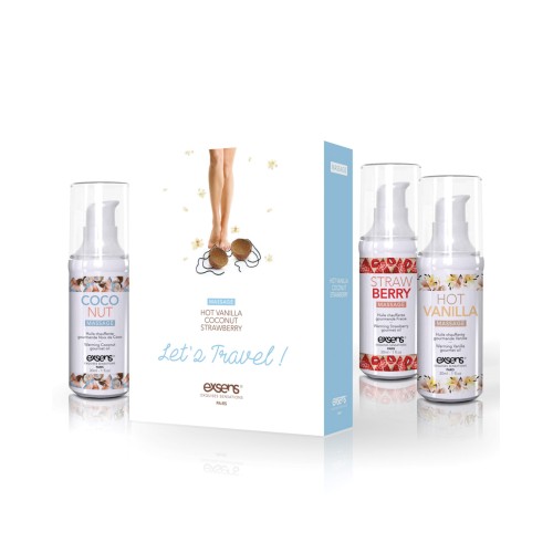 EXSENS Let's Travel Massage Oil Set