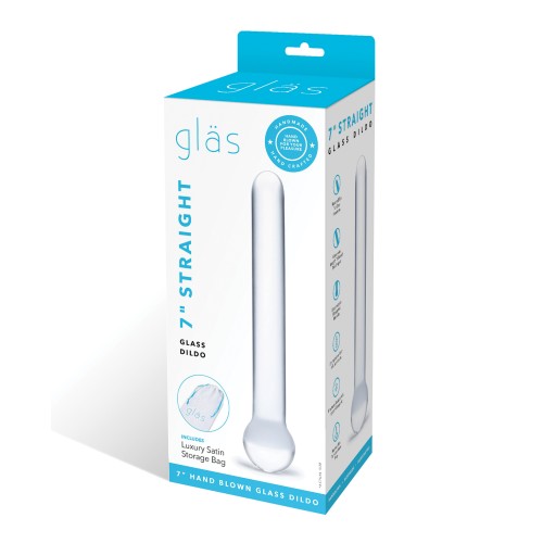 Dildo de Cristal Transparente Glas de 7 Pulgadas