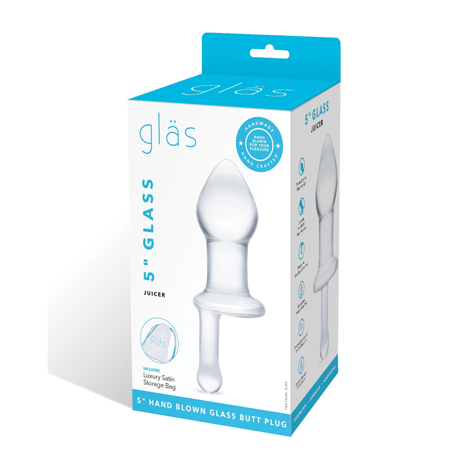 Juicer Glas de 5 Pulgadas para Placer Supremo