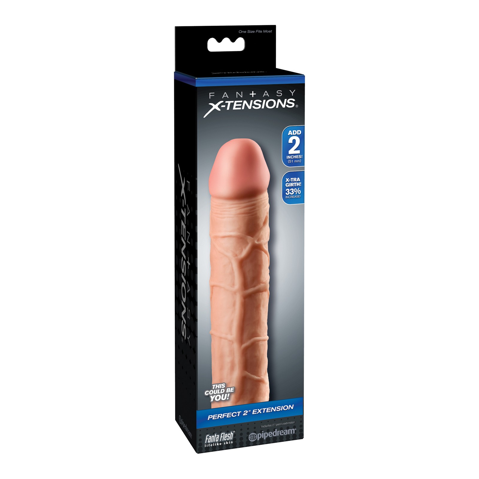 Fantasy X-tensions Perfect 2" Extension - Flesh