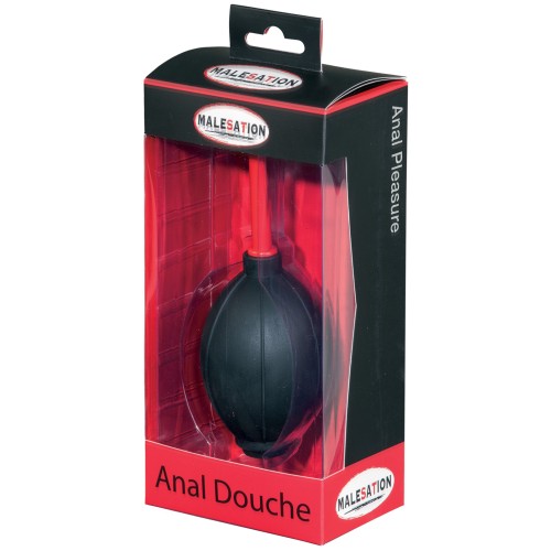 MALESATION Anal Douche in Black