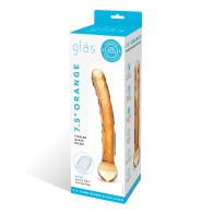 Orange Tickler Glass Dildo - Sensational Pleasure