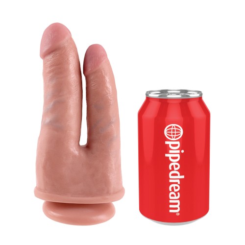 King Cock Double Penetrator Flesh - Realistic Dildo