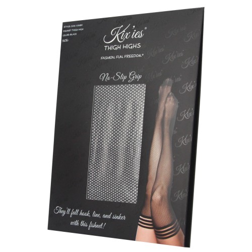 Kix'ies Sam Fishnet Thigh Highs - Stylish and Comfortable