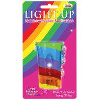 Light Up Rainbow Pecker Shot Glass - Party Fun