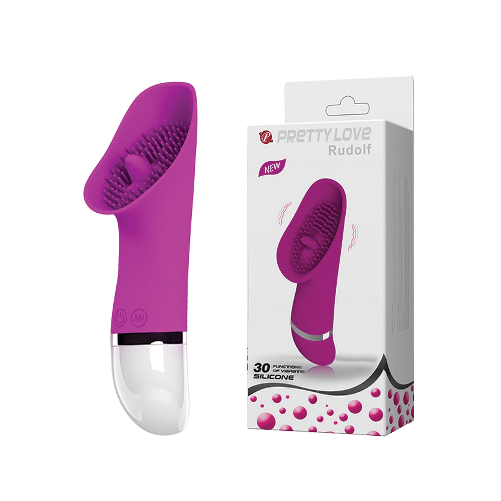 Pretty Love Rudolf Vibrator 30 Functions - Fuchsia