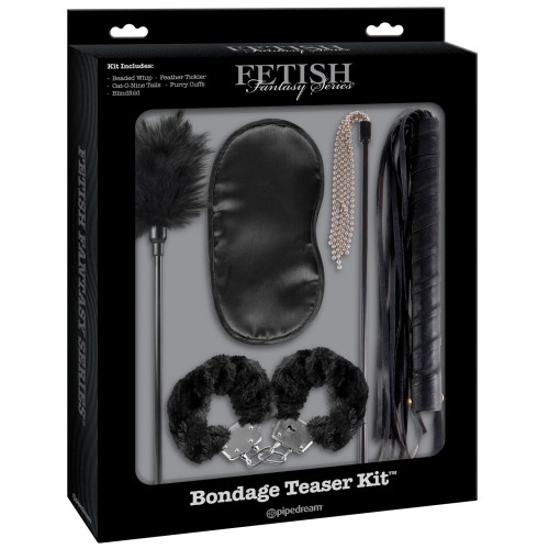 Kit de Juego de Bondage Edición Limitada Fetish Fantasy - Negro