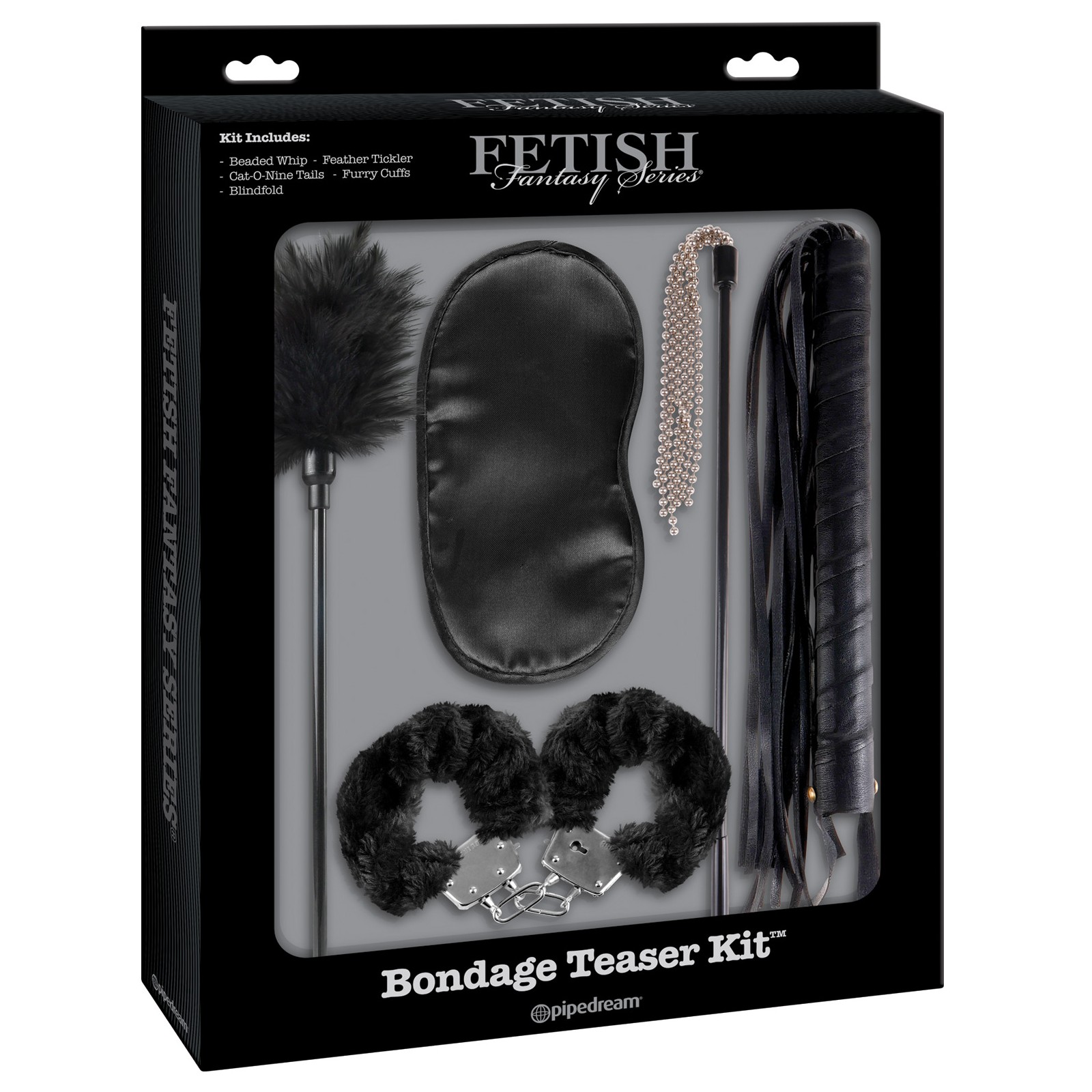 Kit de Juego de Bondage Edición Limitada Fetish Fantasy - Negro