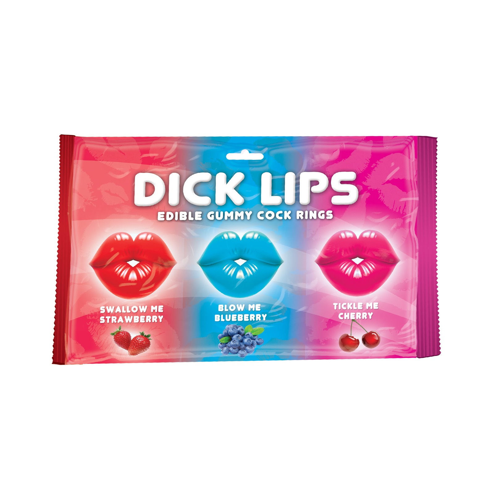 Dicklips Edible Gummy Cock Rings - Assorted Flavors