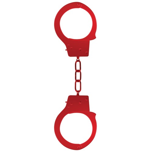 Shots Ouch Beginner Handcuffs Red