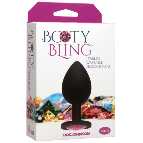 Booty Bling Grande Gemas Rosa para Juego Seguro