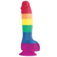 Colours Pride Edition 6 Inch Dong with Suction Cup