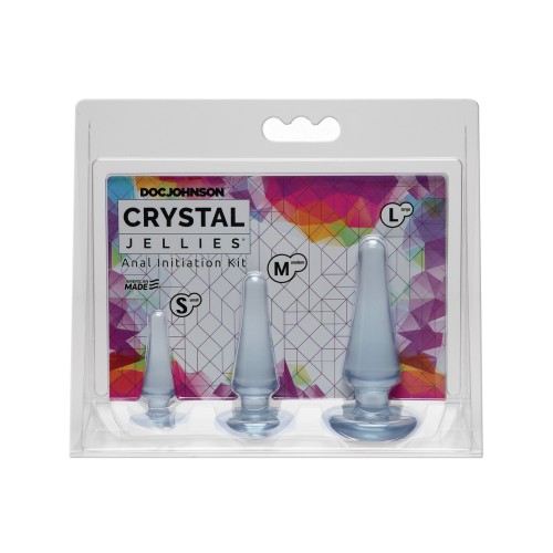 Kit de Iniciación Anal Crystal Jellies - Transparente