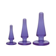 Crystal Jellies Anal Initiation Kit - Purple