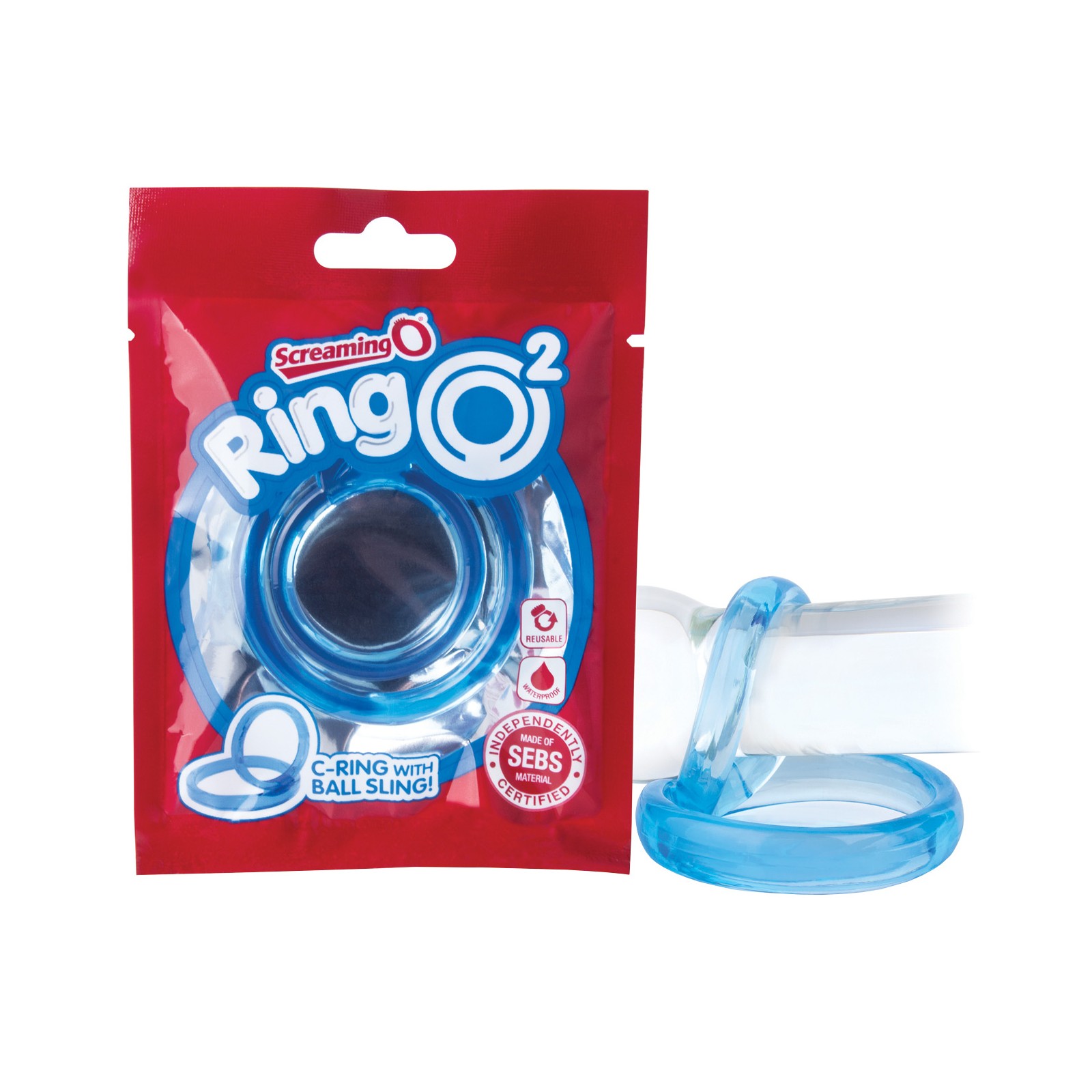 Screaming O RingO 2 Blue Double Erection Ring for Enhanced Pleasure