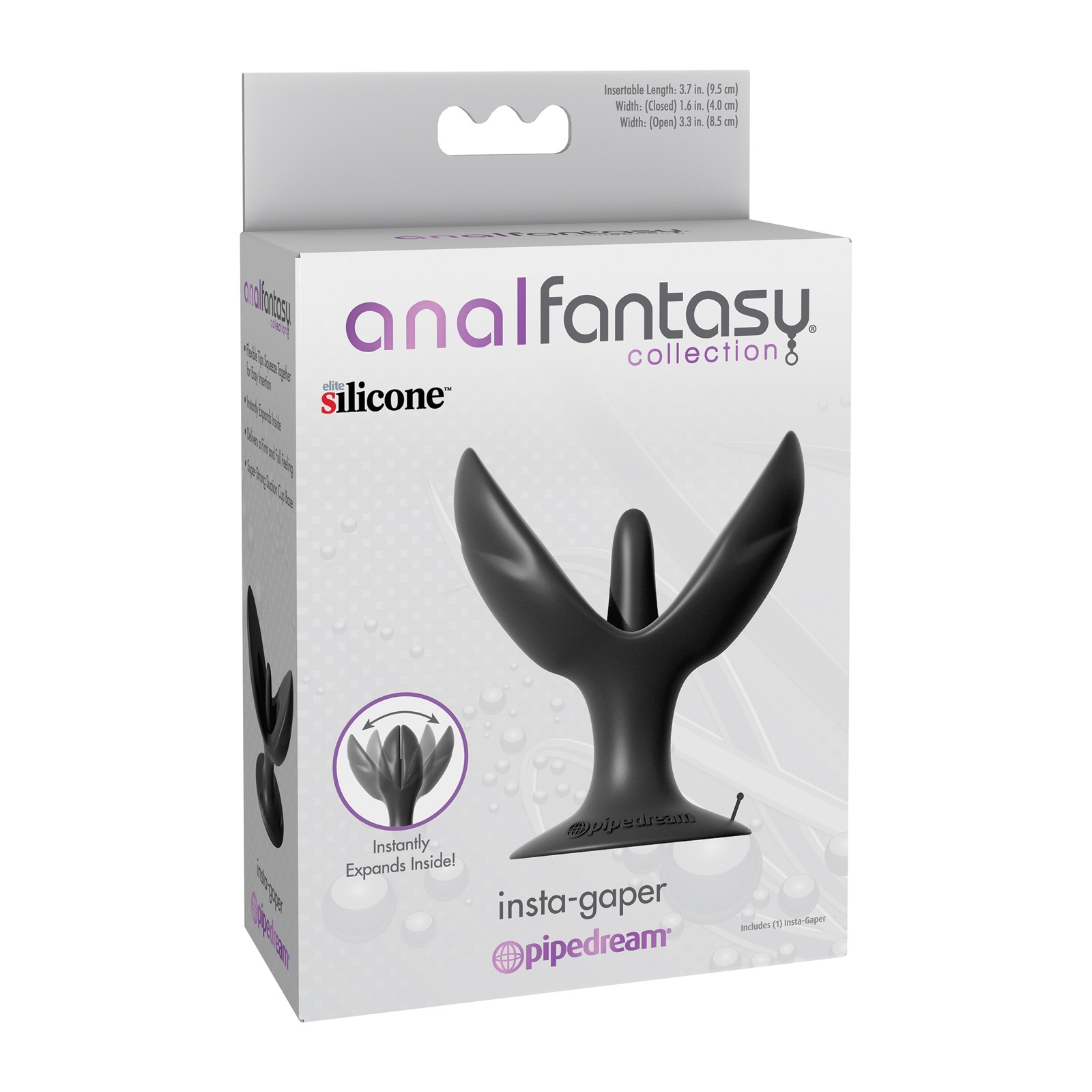 Colección de Fantasía Anal Insta Gaper - Negro