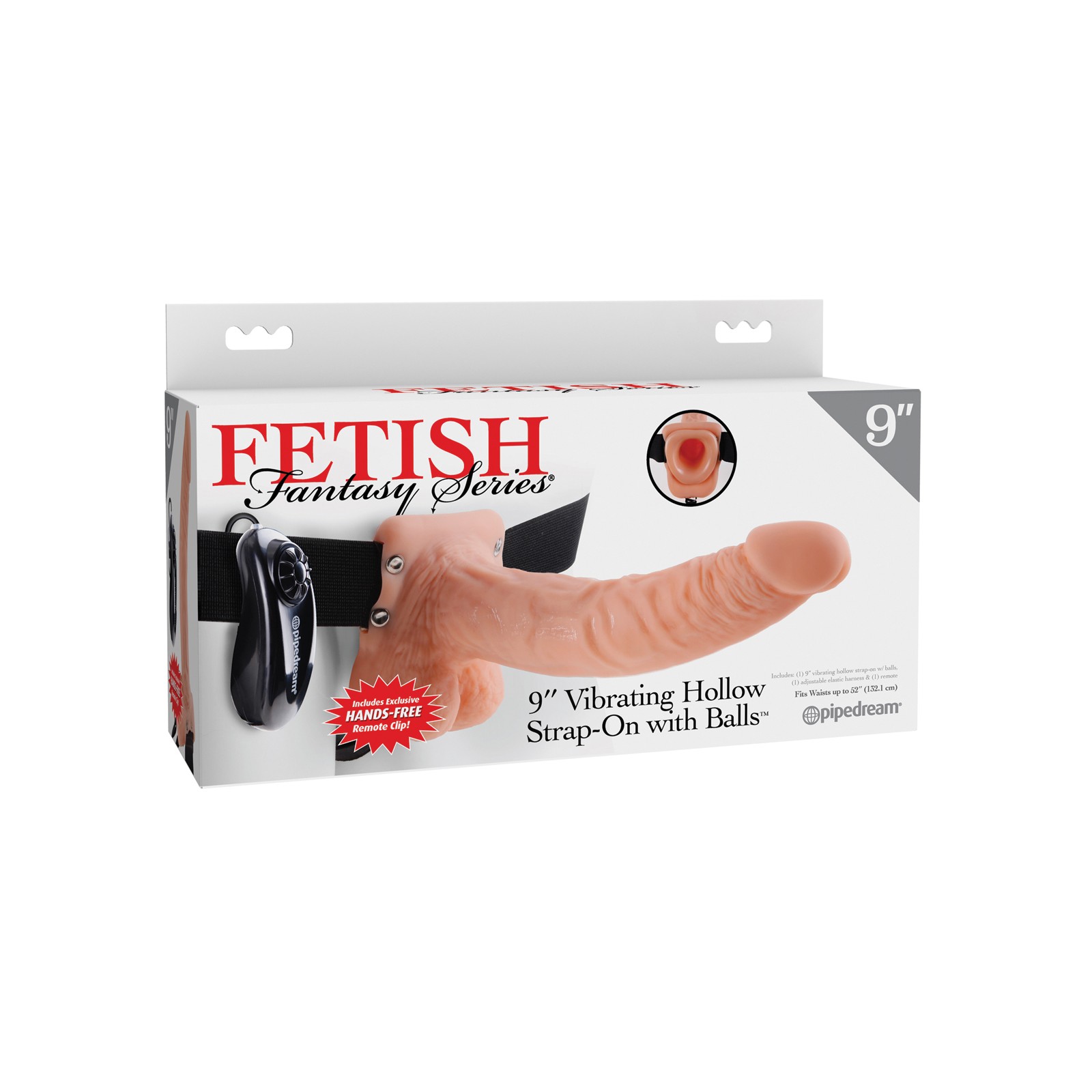 Fetish Fantasy Estribo Vibrante Hueco 9"