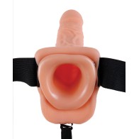 Fetish Fantasy 9-Inch Vibrating Hollow Strap-On