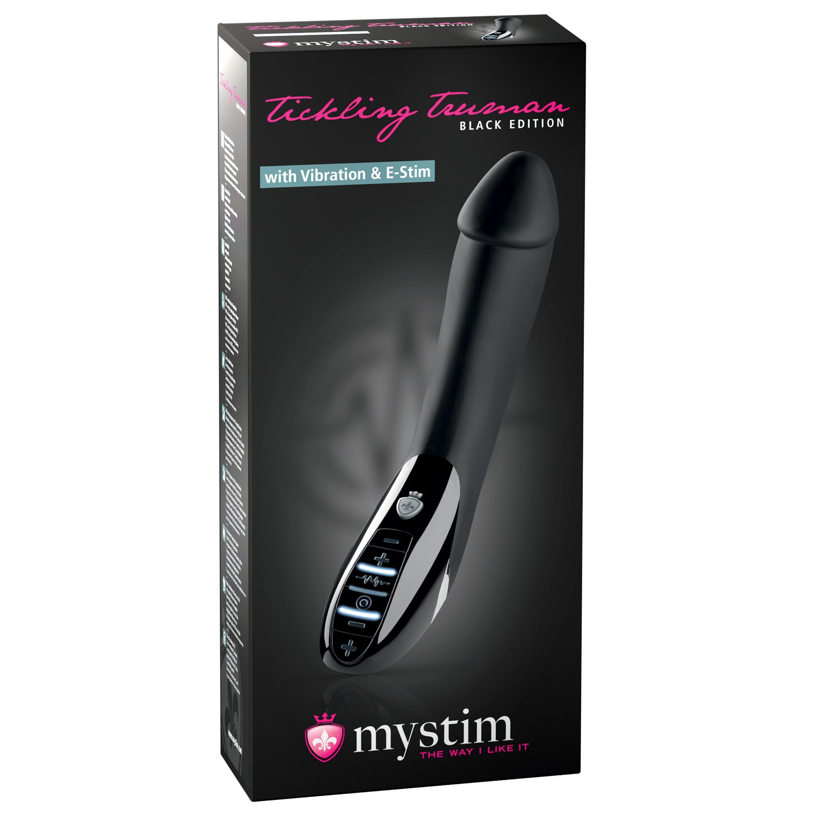 Vibrador eStim Mystim Tickling Truman Edición Negra