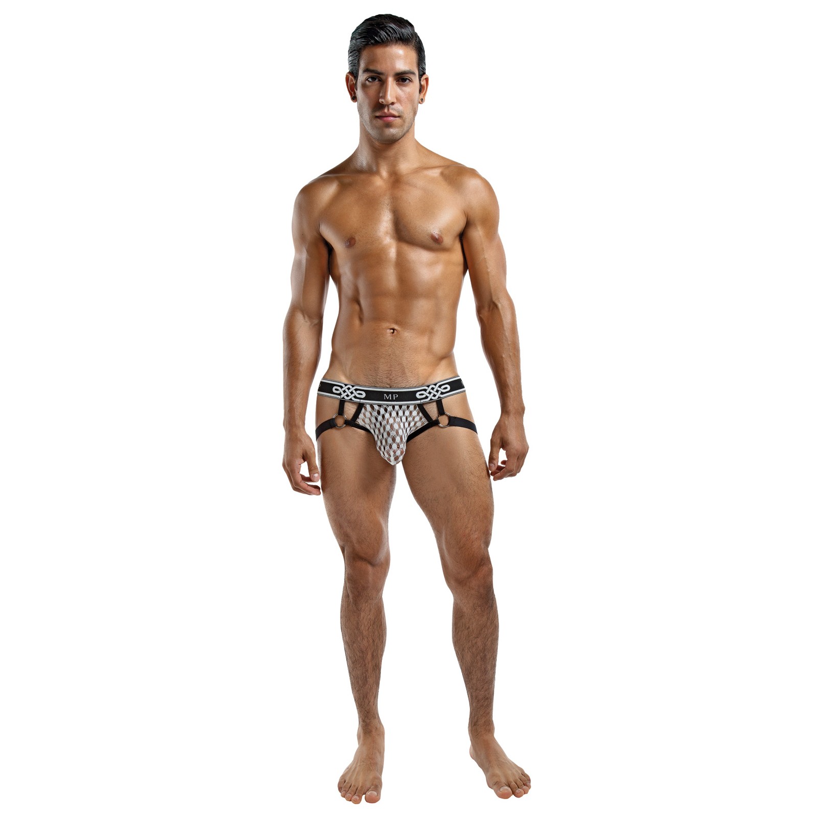 Jock Ring Male Power PEEP SHOW Collection White