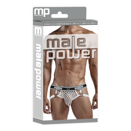 Jock Ring Colección PEEP SHOW de Male Power Blanco