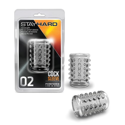 Blush Stay Hard Cock Sleeve 02 Clear