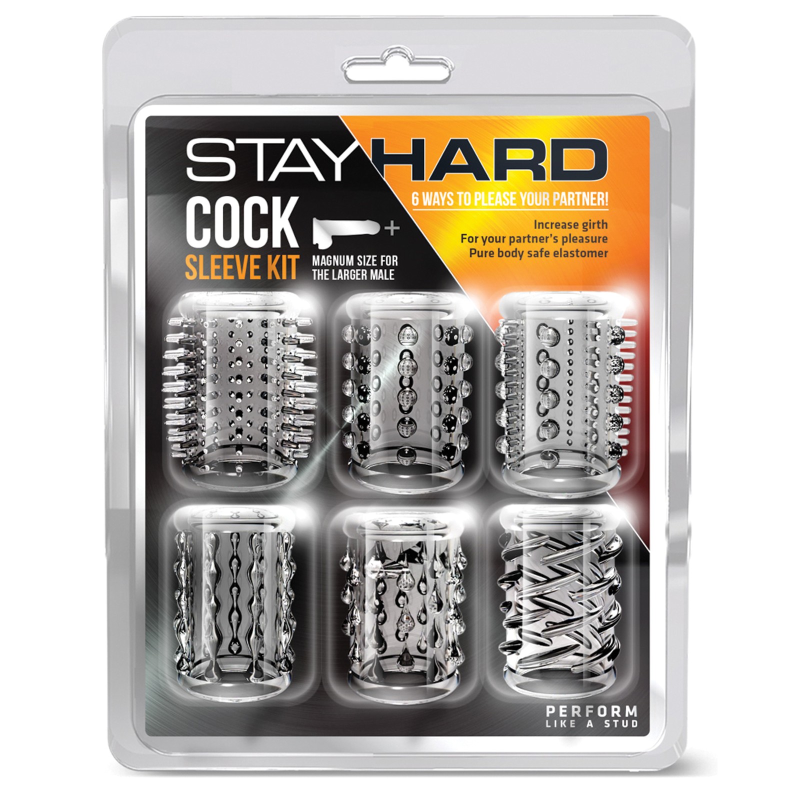 Stay Hard Cock Sleeve Kit for Pleasure