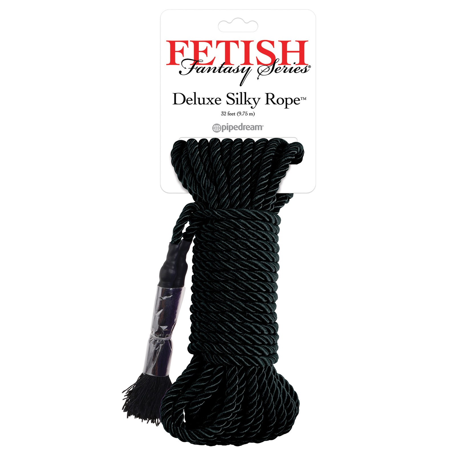 Deluxe Silk Rope Fetish Fantasy Series Black