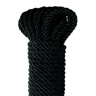 Deluxe Silk Rope Fetish Fantasy Series Black