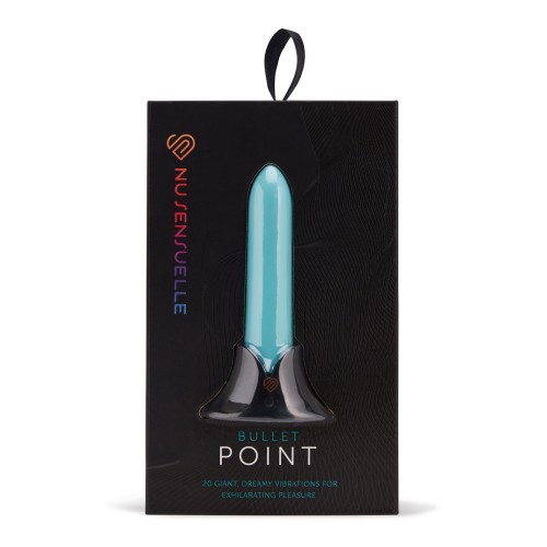 Nu Sensuelle Point Bullet - Award-Winning Rechargeable Teal Vibe