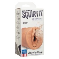 Squirt It Lifelike Squirting Stroker Caramel