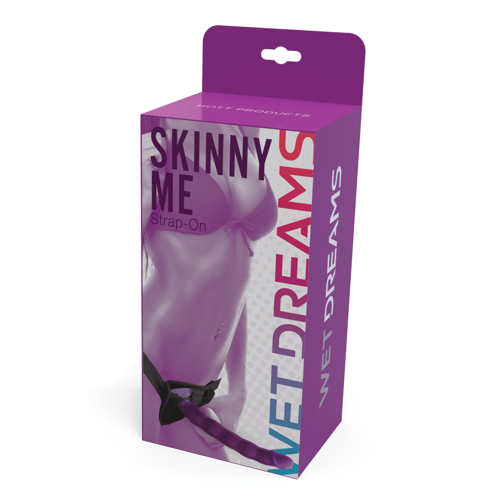 Wet Dreams Skinny Me Strap-on Harness Purple