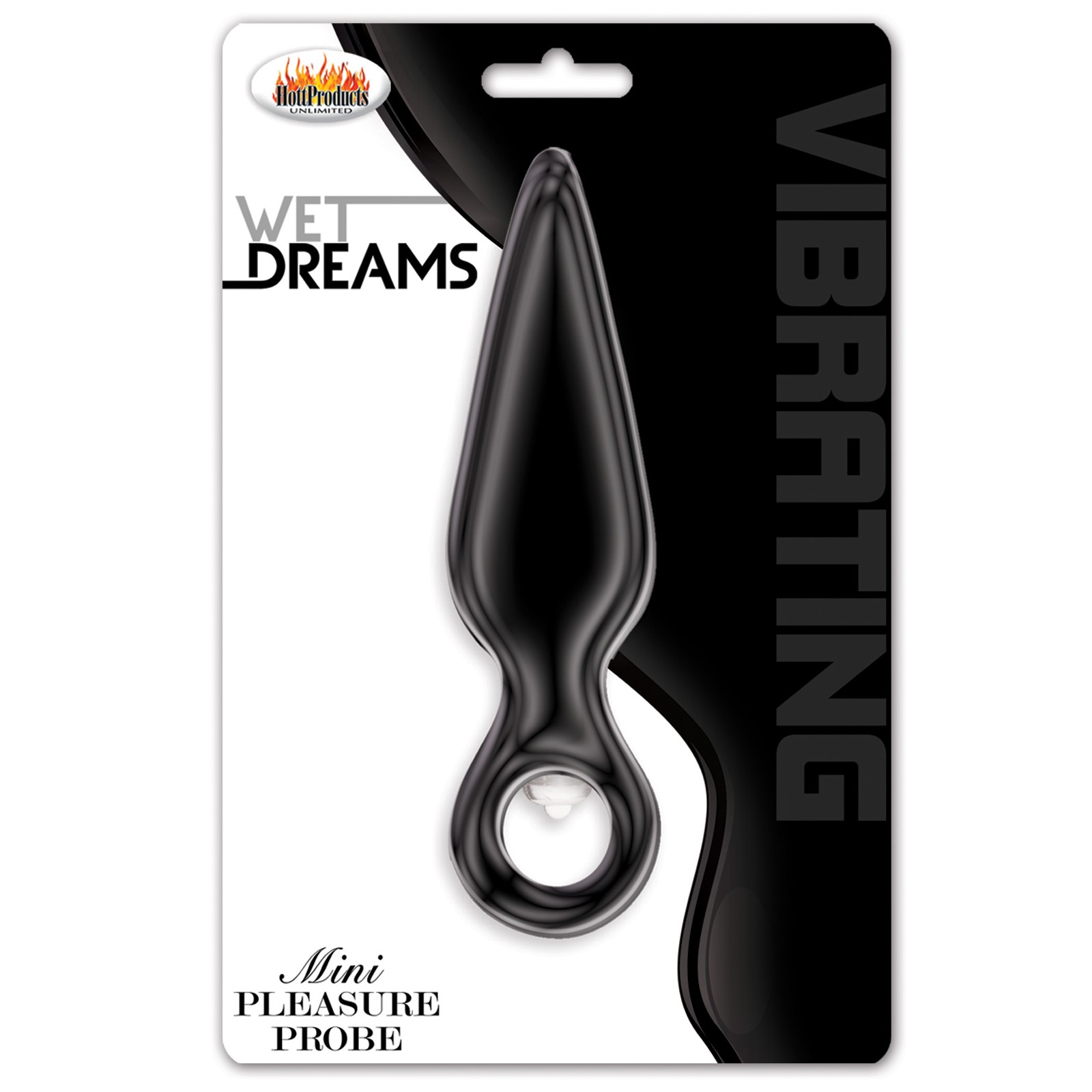 Wet Dreams Mini Sonda de Placer Vibrante Negra