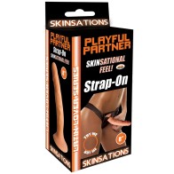 Dildo Strap-On Latin Lover de 8" de Skinsations - Placer Liberado