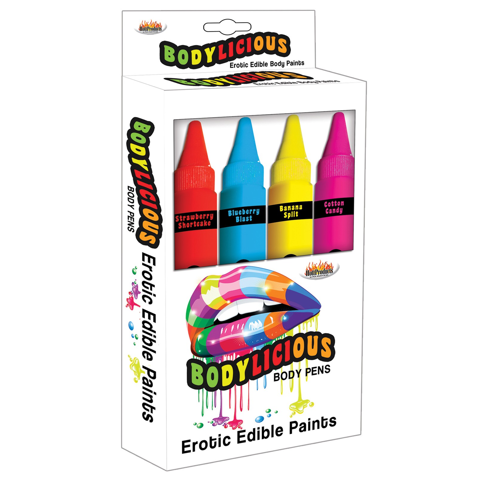 Bodylicious Edible Body Pens 4 Pack