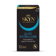 Condones Lifestyles SKYN Elite Extra Lubricados Paquete de 12