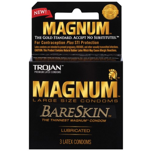 Condones Trojan Magnum Bareskin - Mejor Sensación