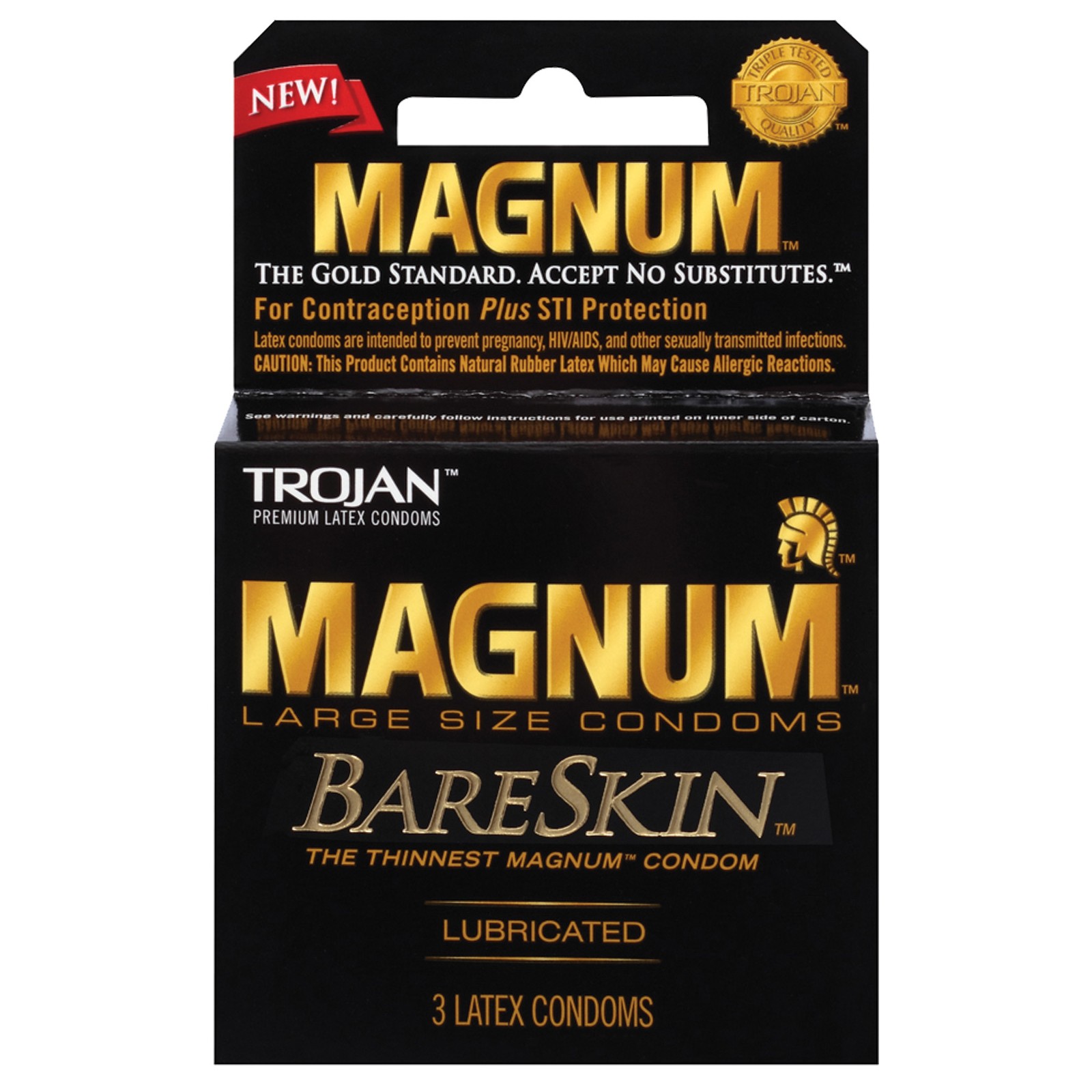 Condones Trojan Magnum Bareskin - Mejor Sensación