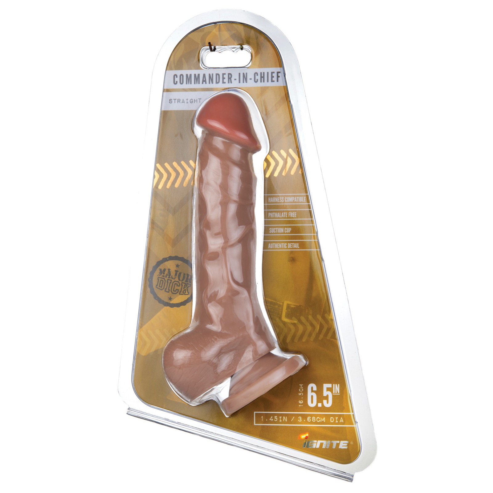 Dildo Recto Major Dick con Ventosa