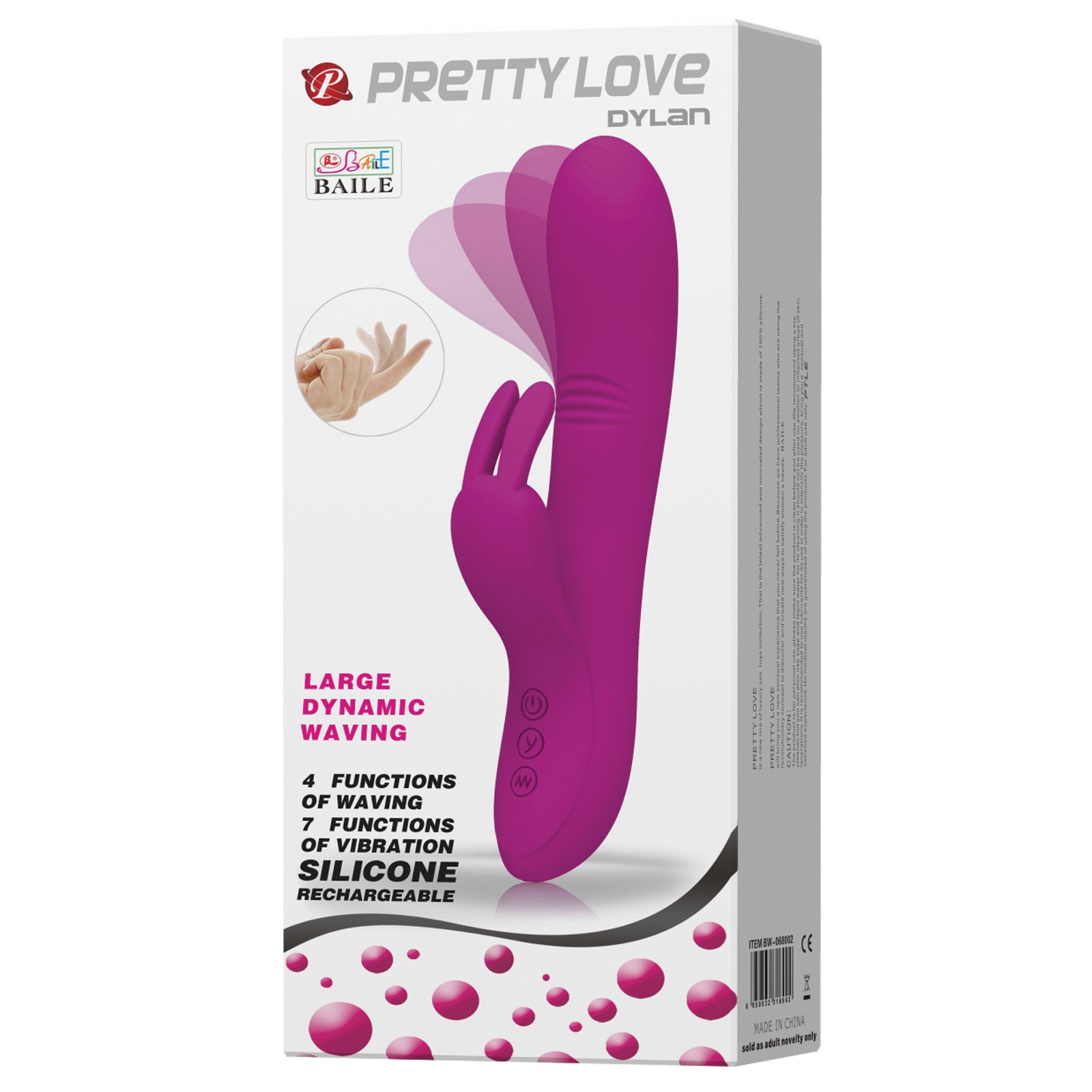 Vibrador Conejitos Pretty Love Dylan para Estimulación Máxima