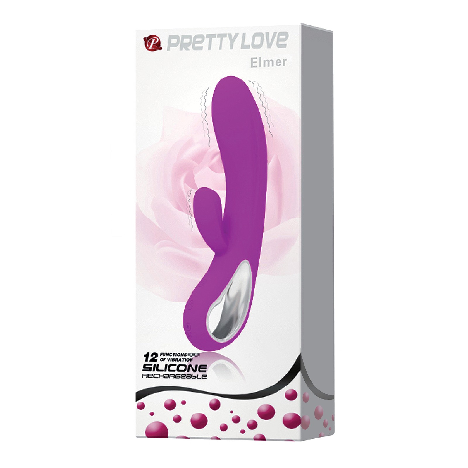 Vibrador Conejo Pretty Love Elmer 12 Funciones