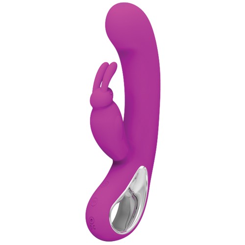 Vibrador con Orejas de Conejo Pretty Love Webb con Mango - Fucsia