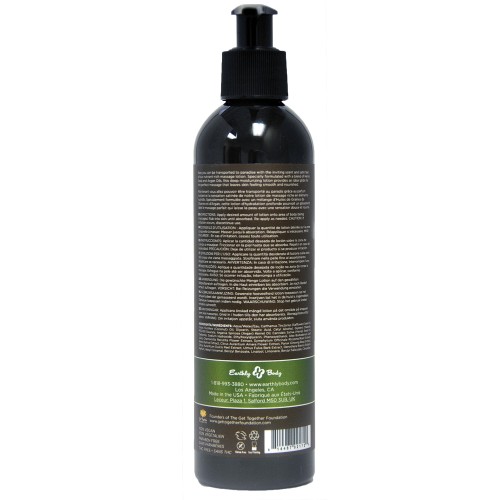 Earthly Body Hemp Seed Massage Lotion for Deep Relaxation