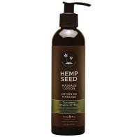 Earthly Body Hemp Seed Massage Lotion Guavalava Scent