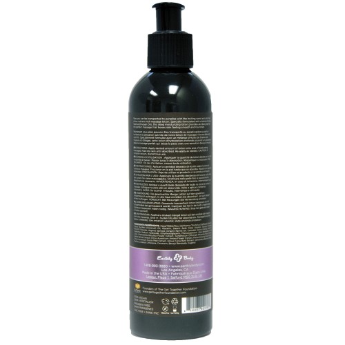 Earthly Body Lavender Hemp Seed Massage Lotion 8 oz