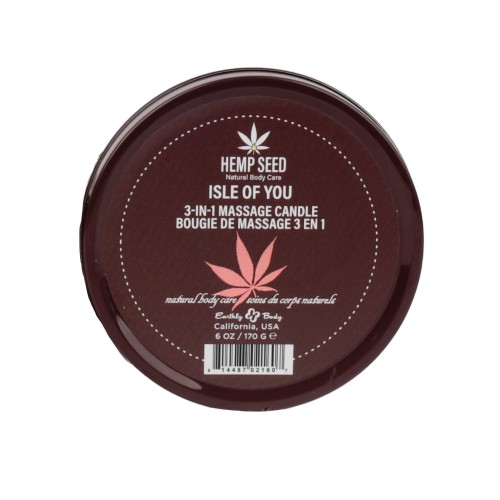 Earthly Body Suntouched Hemp Candle Isle of You