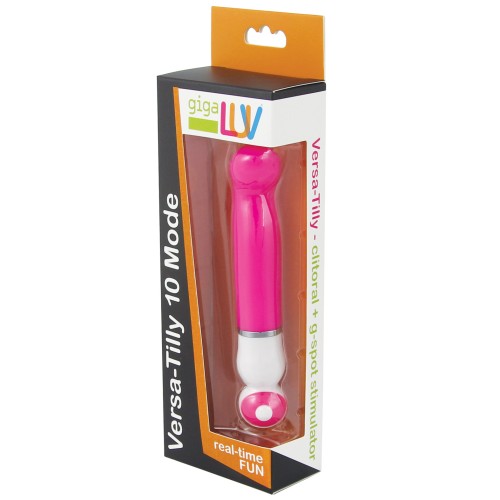 GigaLuv Versa-Tilly 10 Mode Vibrator Pink