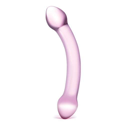 Dildo de Vidrio Double Trouble Púrpura