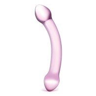 Dildo de Vidrio Double Trouble Púrpura